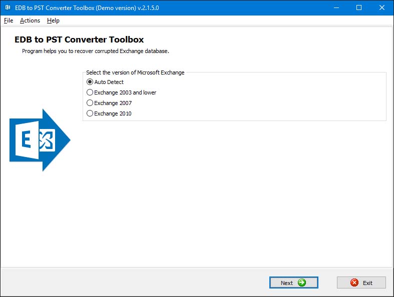 EDB to PST Converter Tool